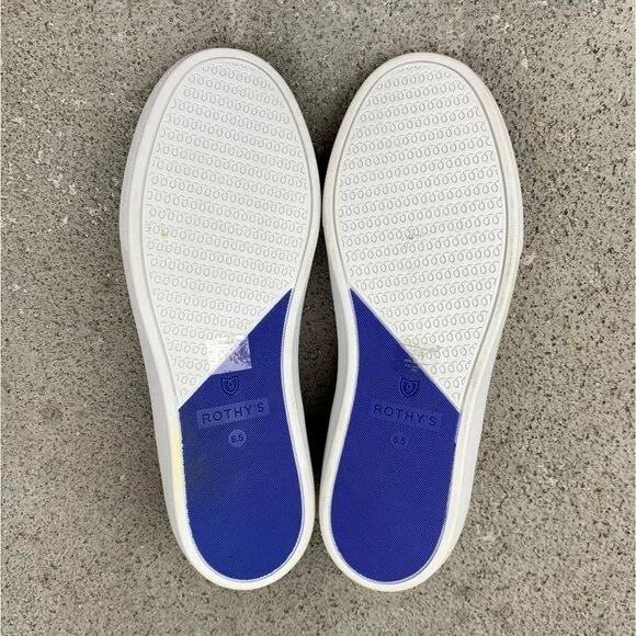 ROTHY'S Sand Original Slip On Sneaker Womens 6.5 37 Shoes Rothys Fabric Flat Tan - Picture 8 of 12